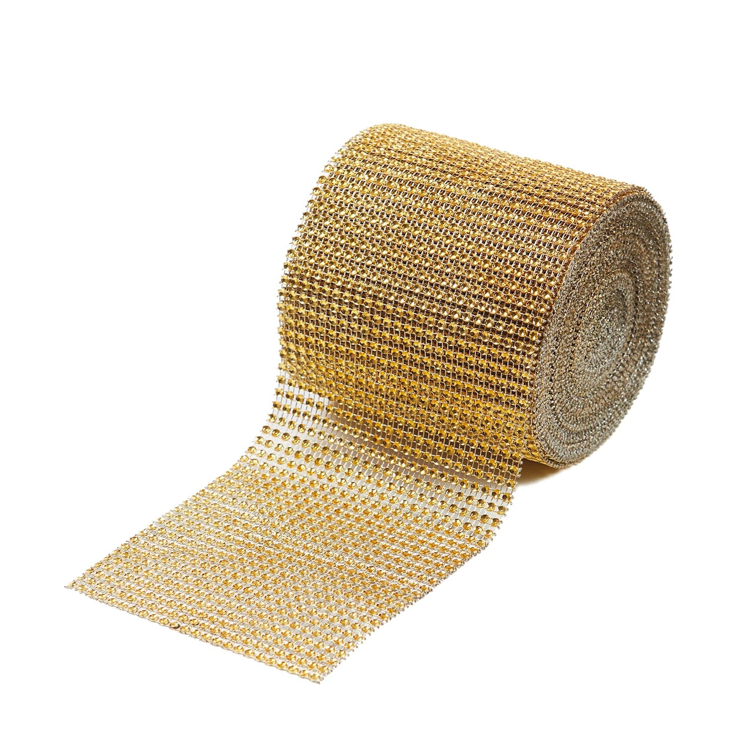 4.5 Inch Diamond Rhinestone On Mesh Trim (10 Yard Roll) - Image 10