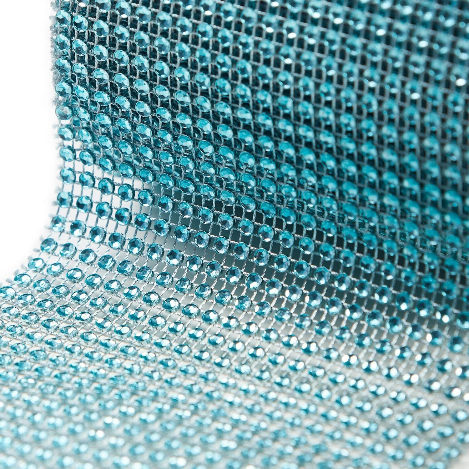 4.5 Inch Diamond Rhinestone On Mesh Trim (10 Yard Roll) - Image 16