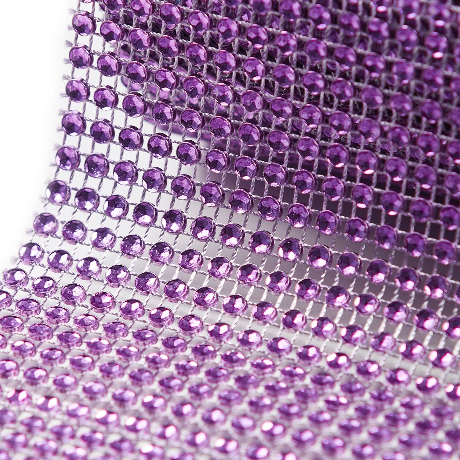 4.5 Inch Diamond Rhinestone On Mesh Trim (10 Yard Roll) - Image 21