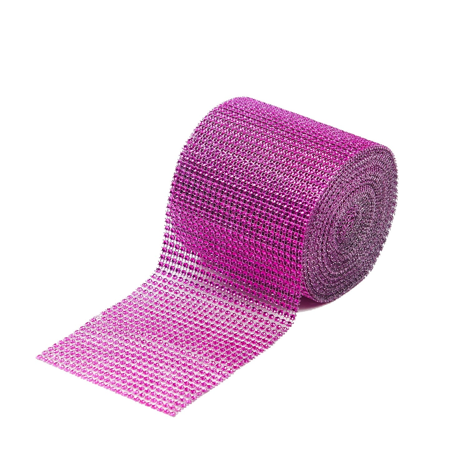 4.5 Inch Diamond Rhinestone On Mesh Trim (10 Yard Roll) - Image 6