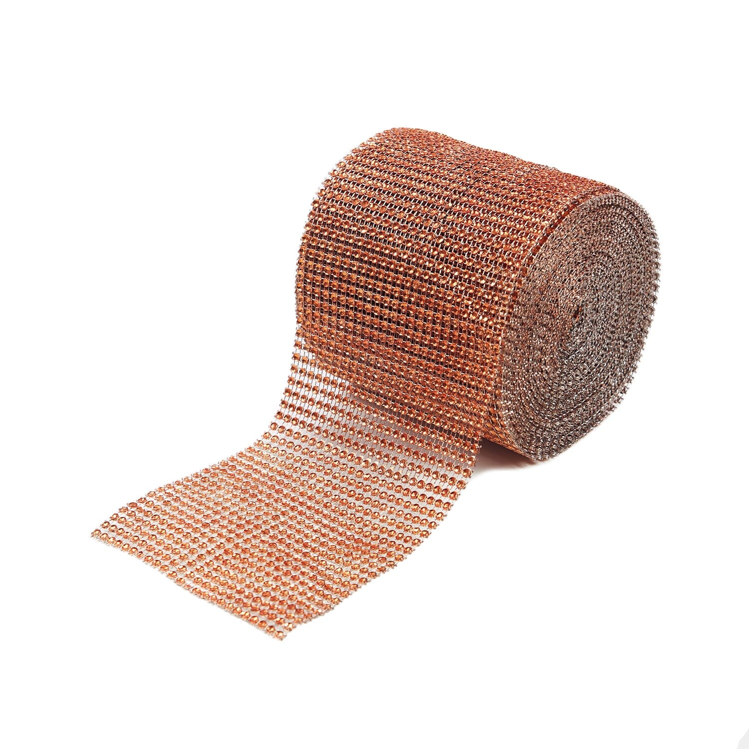 4.5 Inch Diamond Rhinestone On Mesh Trim (10 Yard Roll) - Image 8