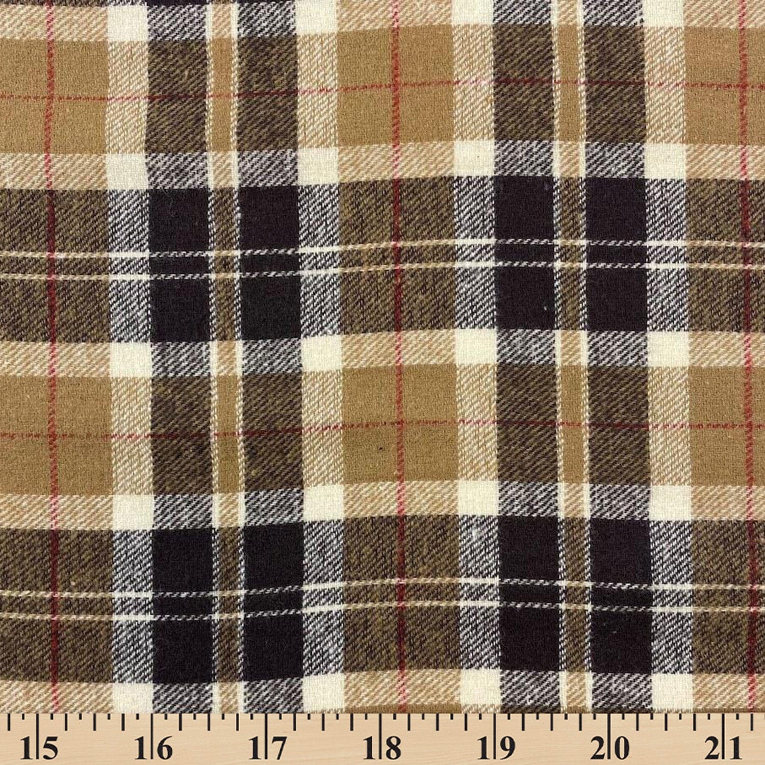 Benjamin Tartan Plaid Yarn Dyed Brushed Cotton Flannel - Image 7