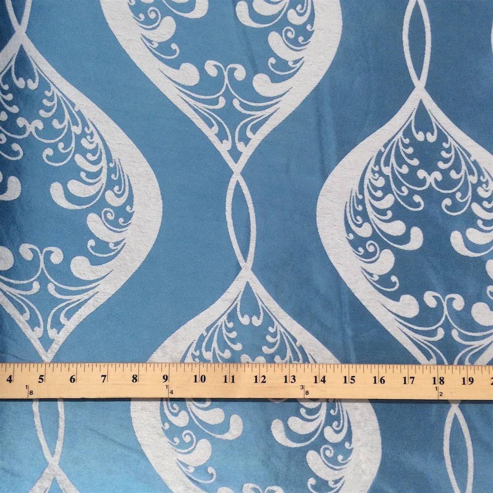 Blue Brushed Jacquard (907-8) - Image 4