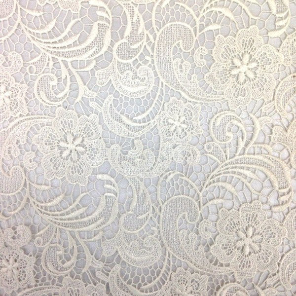 Ivory Sunflower Guipure French Venice Lace - Image 5