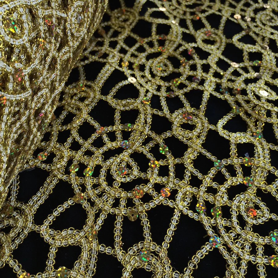 Corded Sequin Lace - Image 4