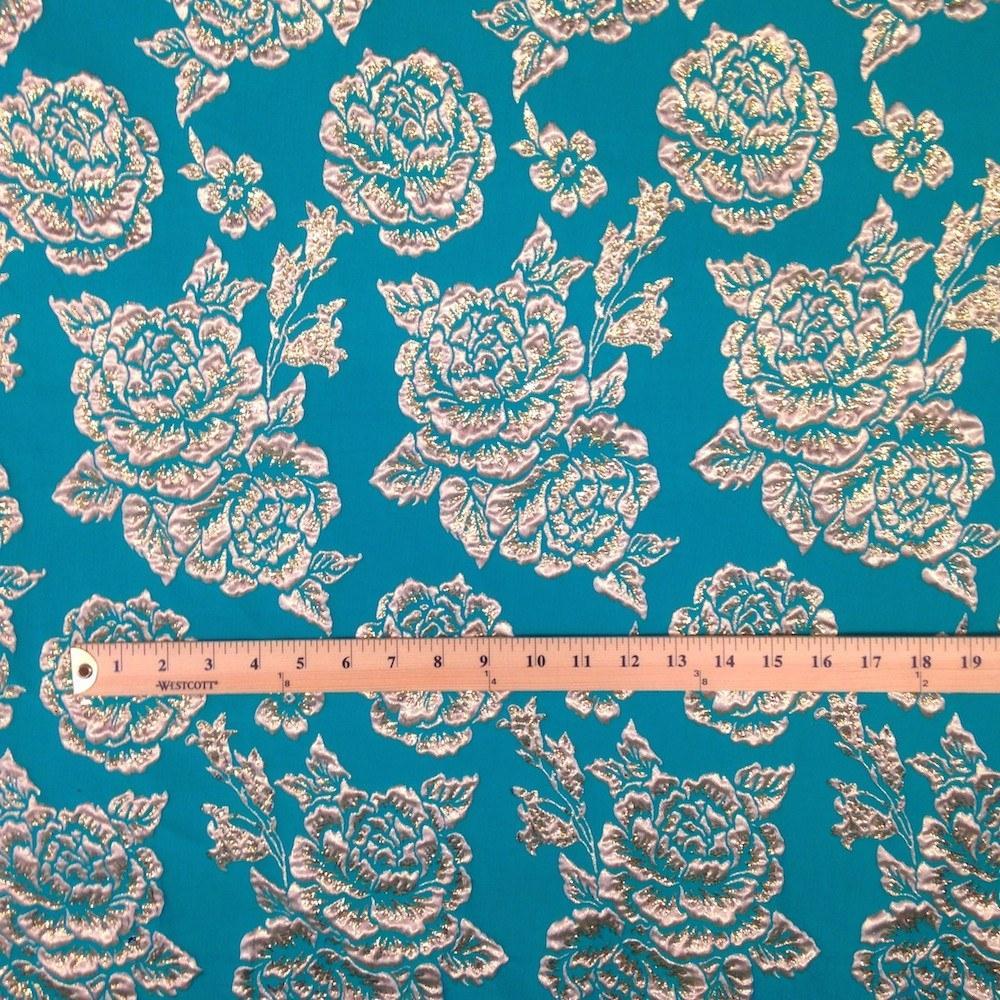 Gold 3D Metallic Jacquard - Image 17