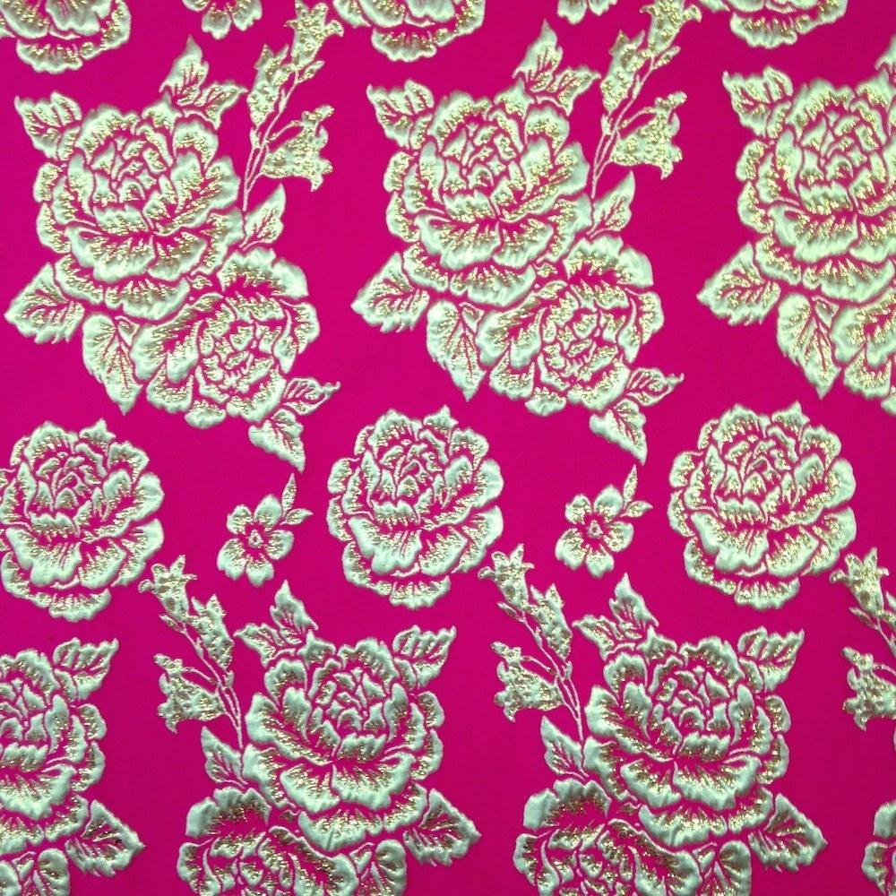 Gold 3D Metallic Jacquard - Image 3