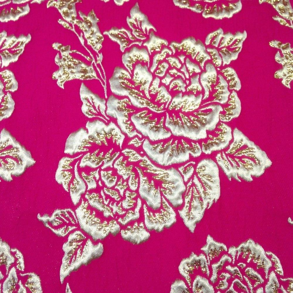 Gold 3D Metallic Jacquard - Image 4