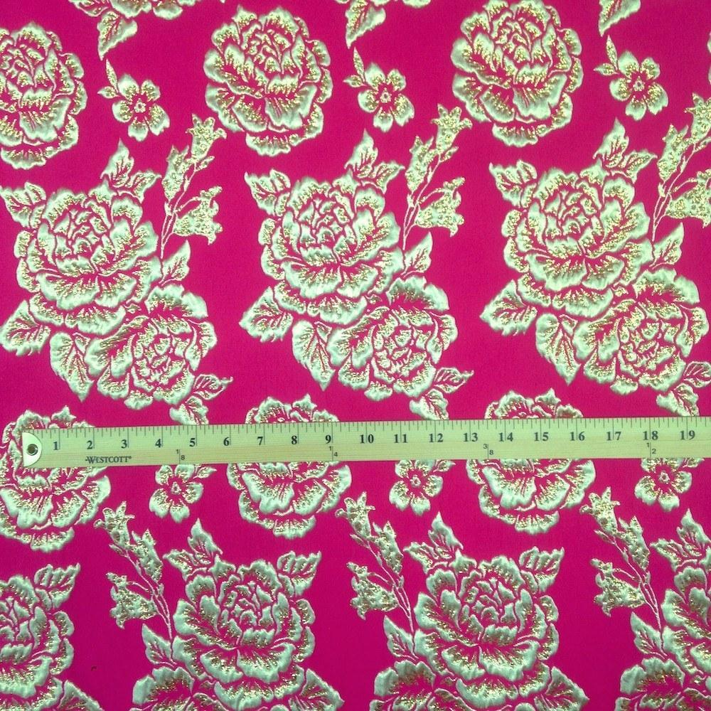 Gold 3D Metallic Jacquard - Image 5