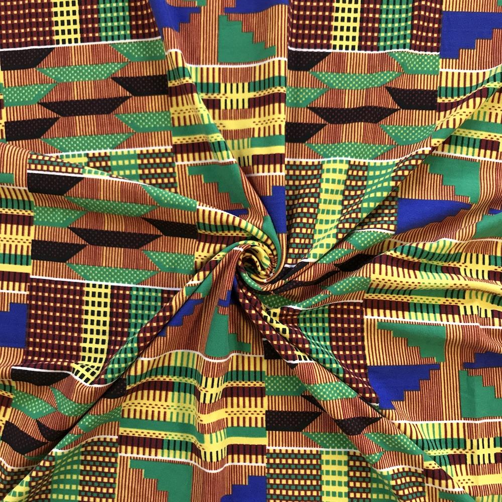 Kente African Print DTY Brushed (3-1) - Image 3