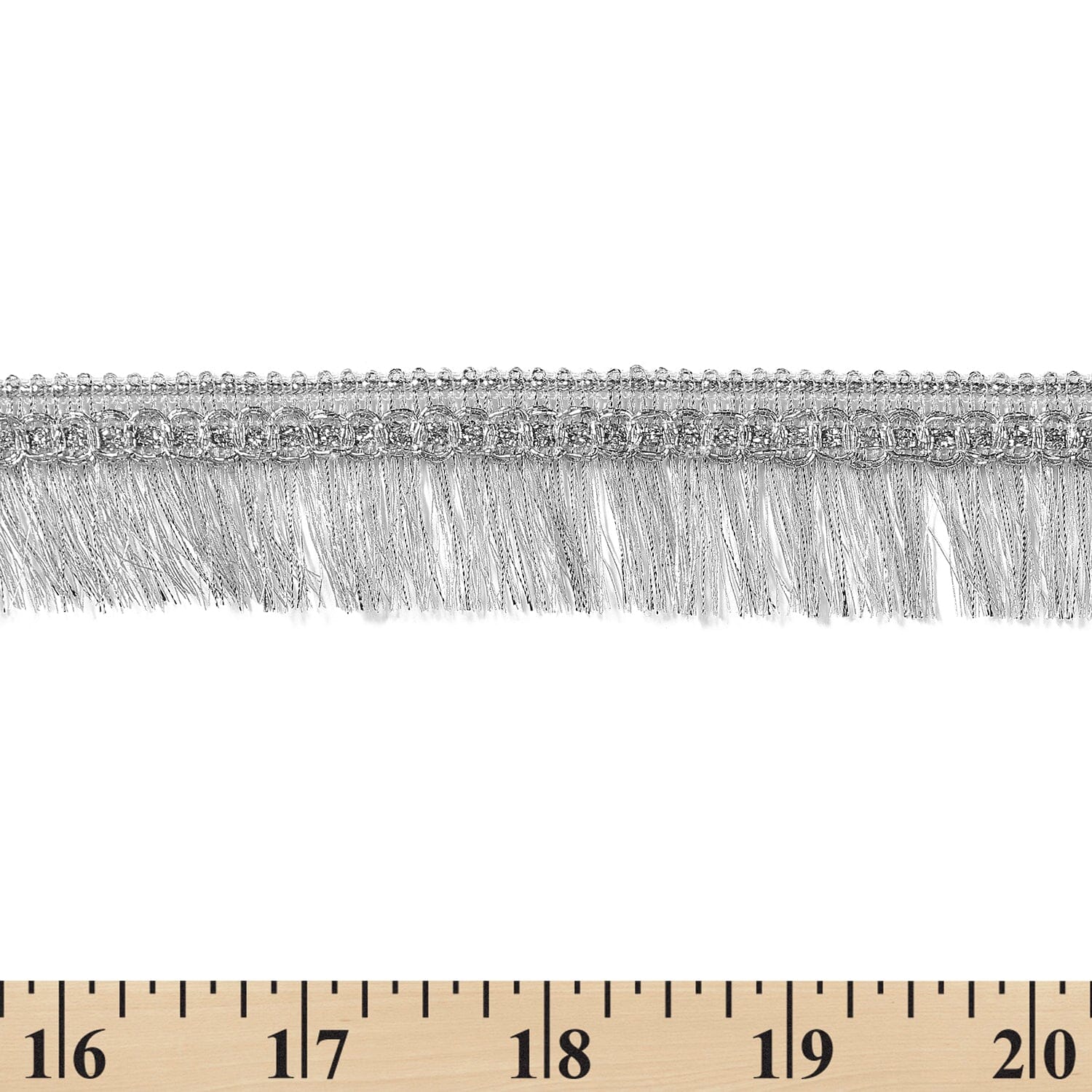 1.25 Inch Metallic Chainette Fringe Trim - Image 5