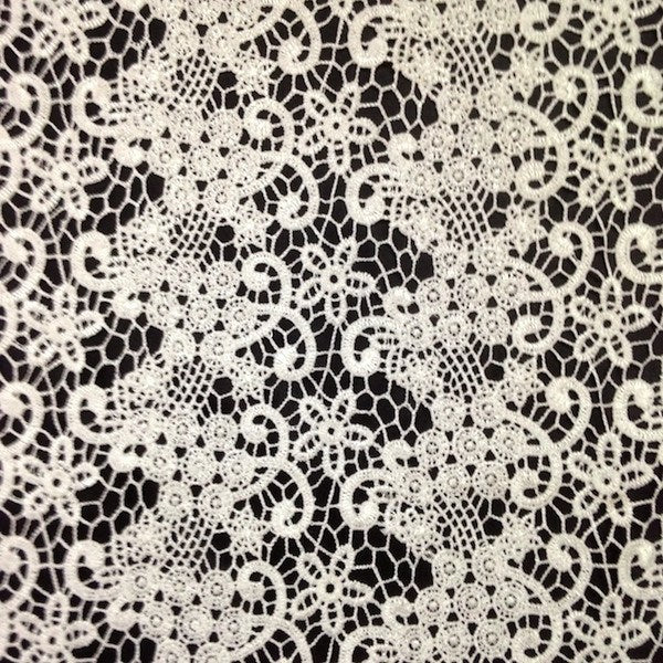 Ivory Berry Guipure French Venice Lace - Image 3