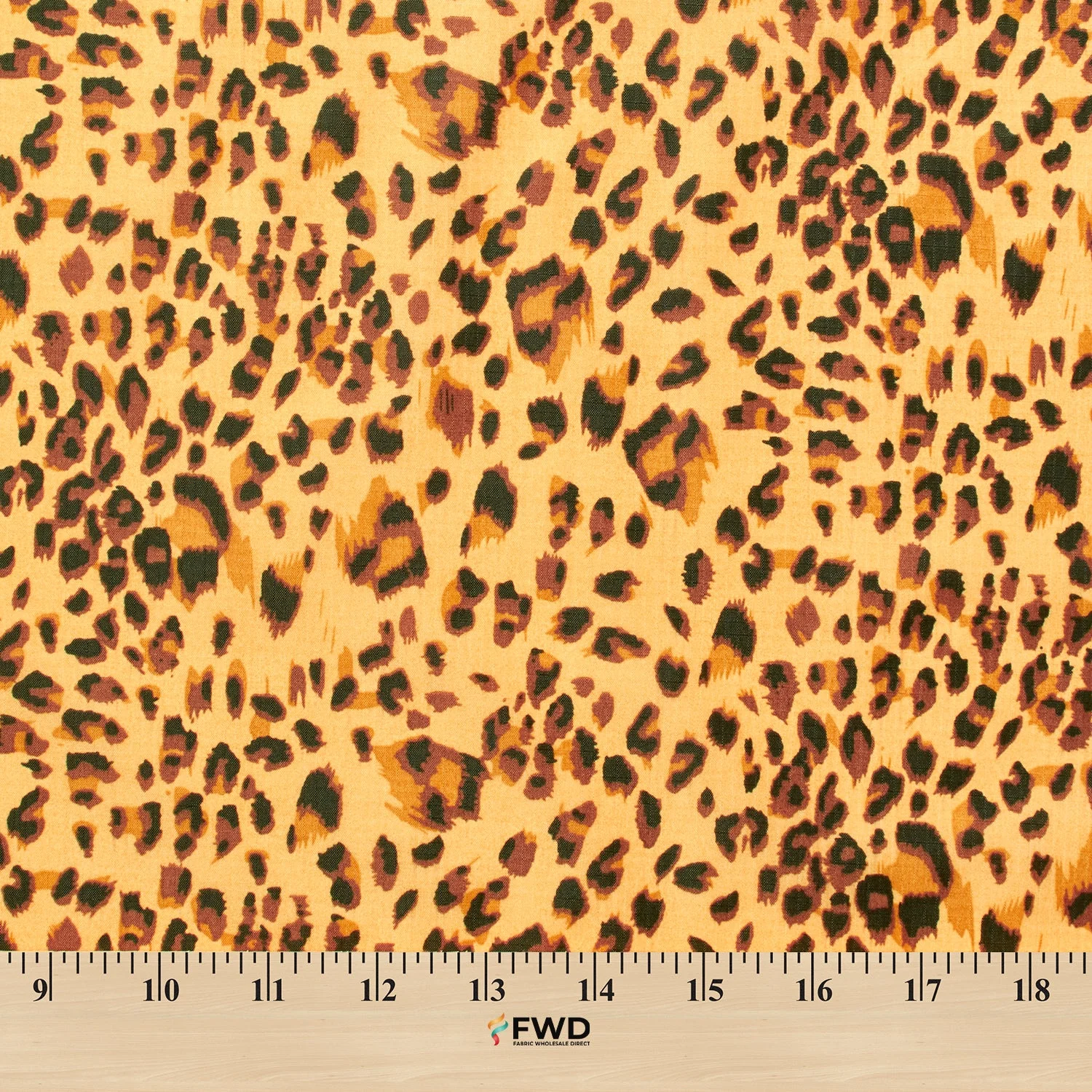 Ottertex® Waterproof 70D (1.9oz) DWR and PU Coated Nylon Ripstop - Jaguar Print - Image 3