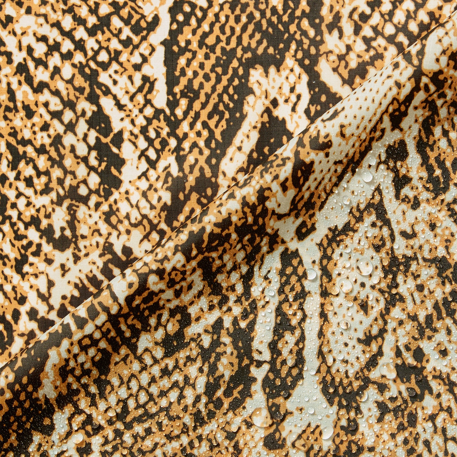 Ottertex® Waterproof 70D (1.9oz) DWR and PU Coated Nylon Ripstop - Snakeskin Print - Image 3