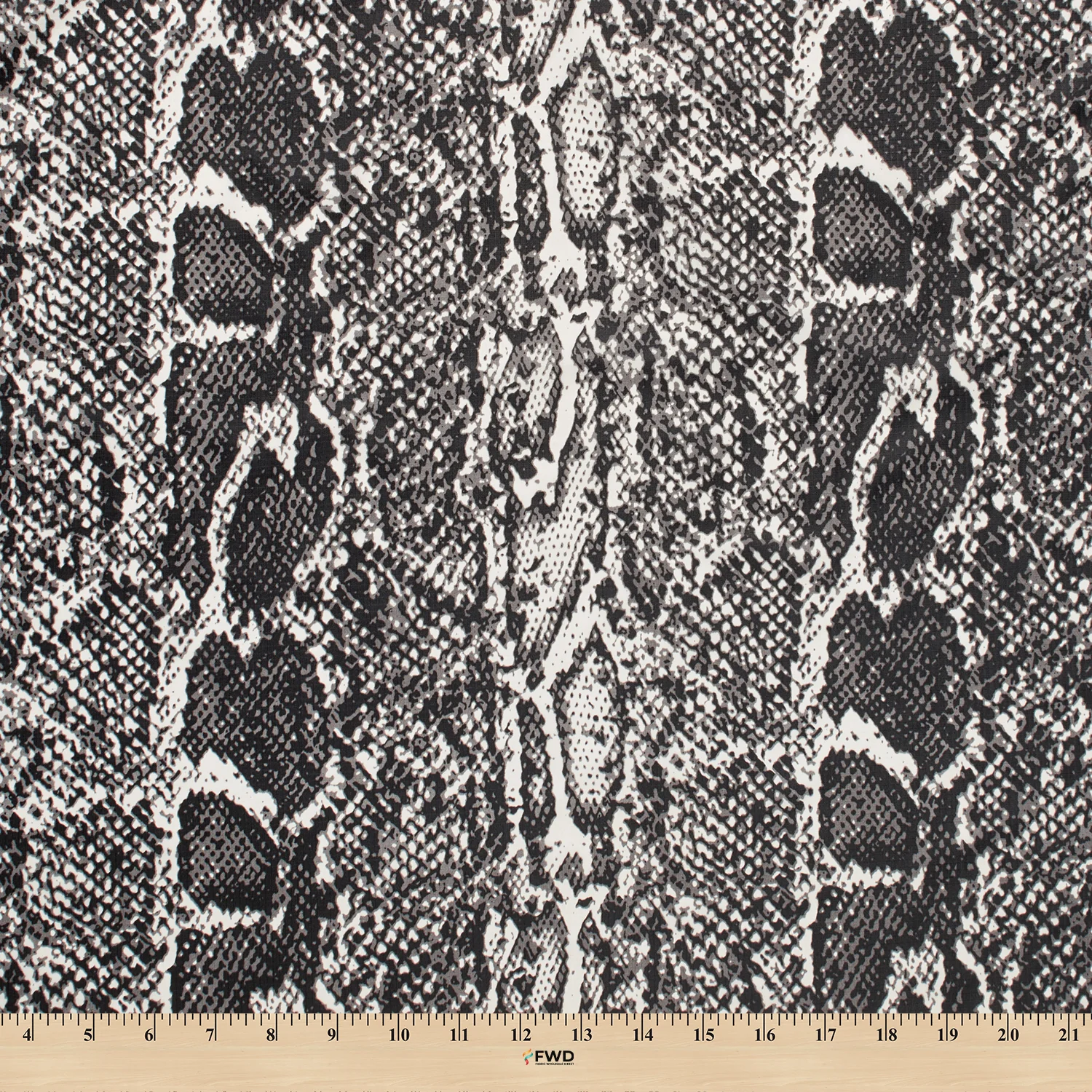 Ottertex® Waterproof 70D (1.9oz) DWR and PU Coated Nylon Ripstop - Snakeskin Print - Image 7