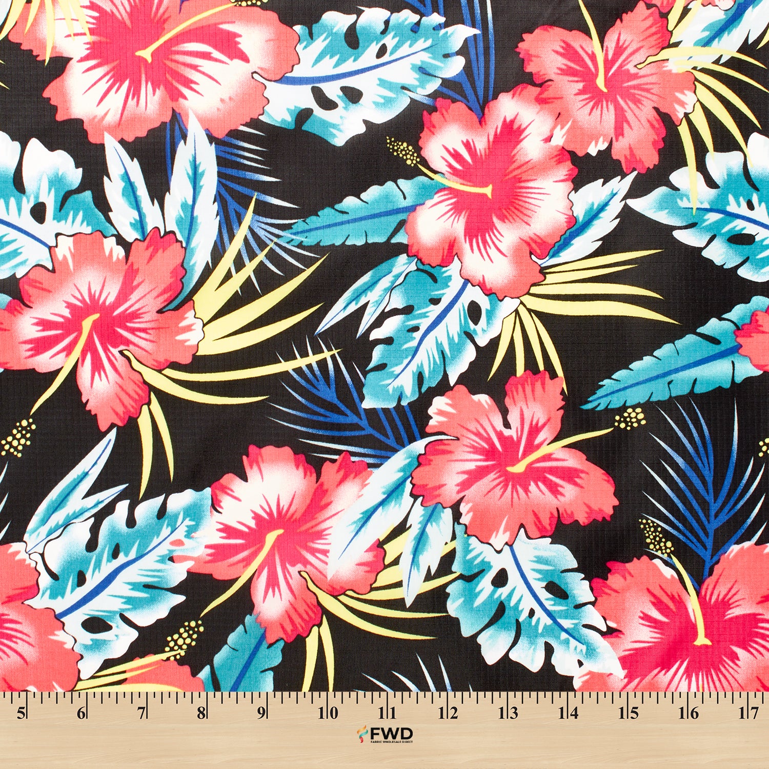 Ottertex® Waterproof 70D (1.9oz) DWR and PU Coated Nylon Ripstop - Venus Print - Image 3