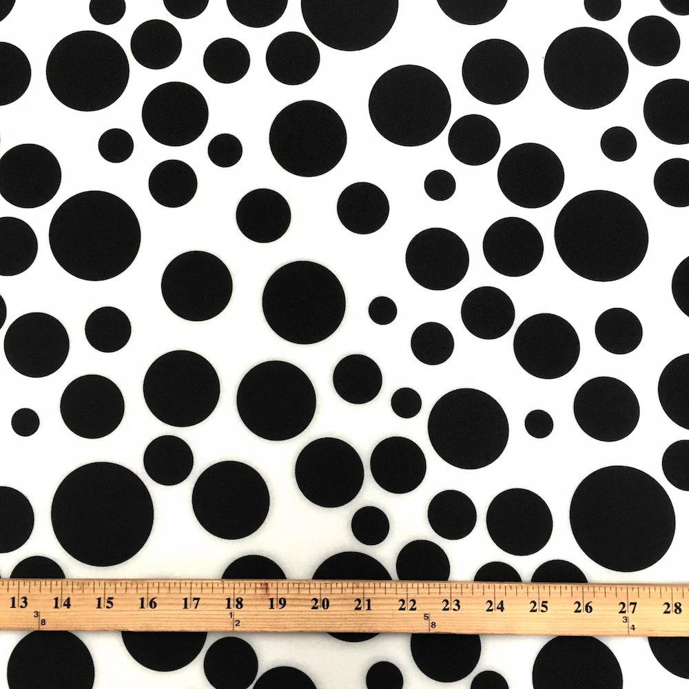 Polka Dot Neoprene Scuba - Image 10