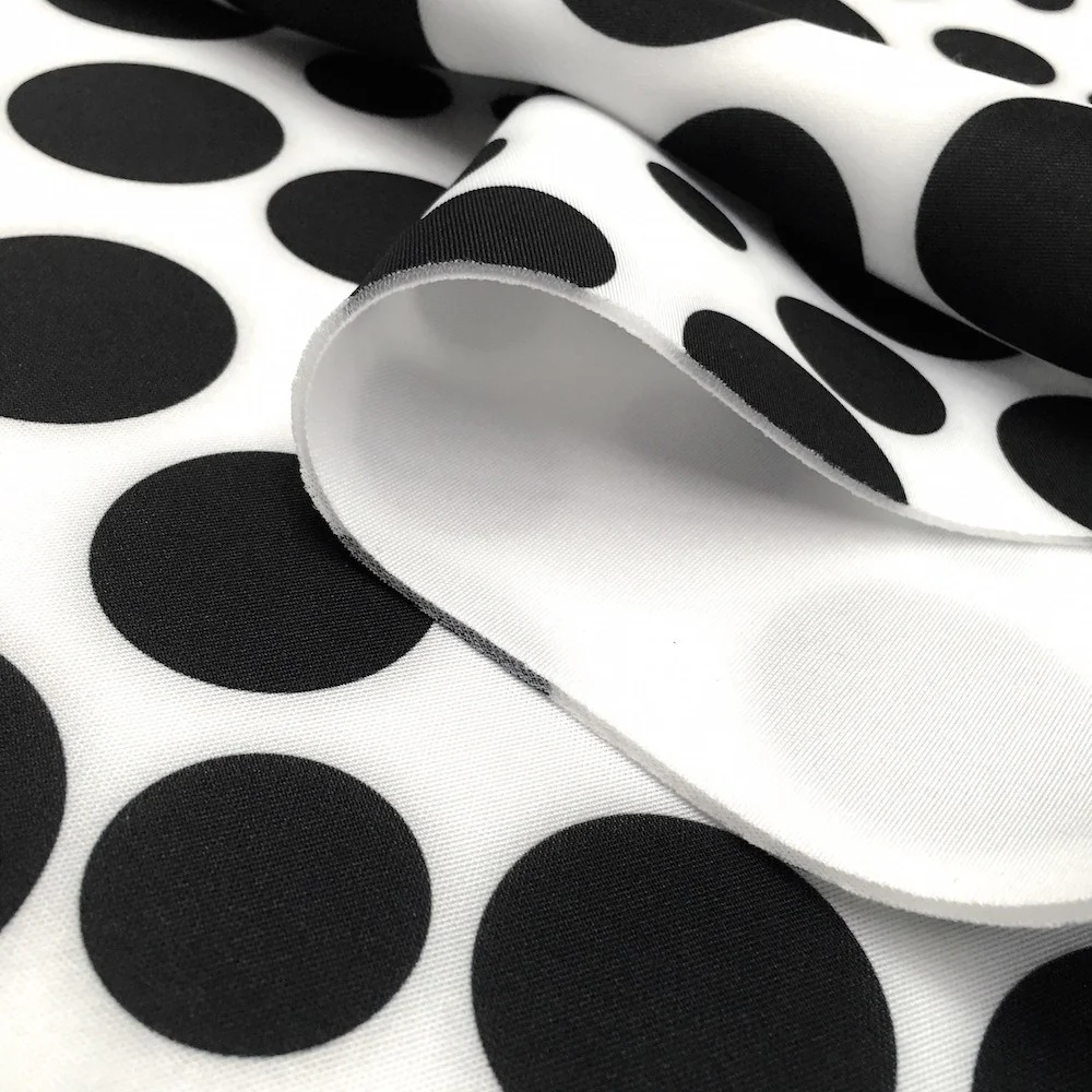Polka Dot Neoprene Scuba - Image 11
