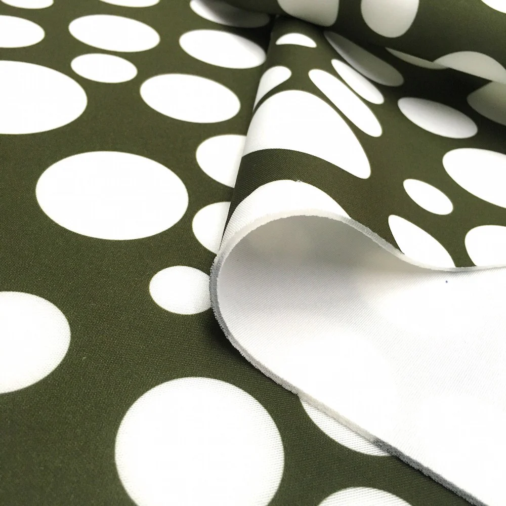 Polka Dot Neoprene Scuba - Image 5