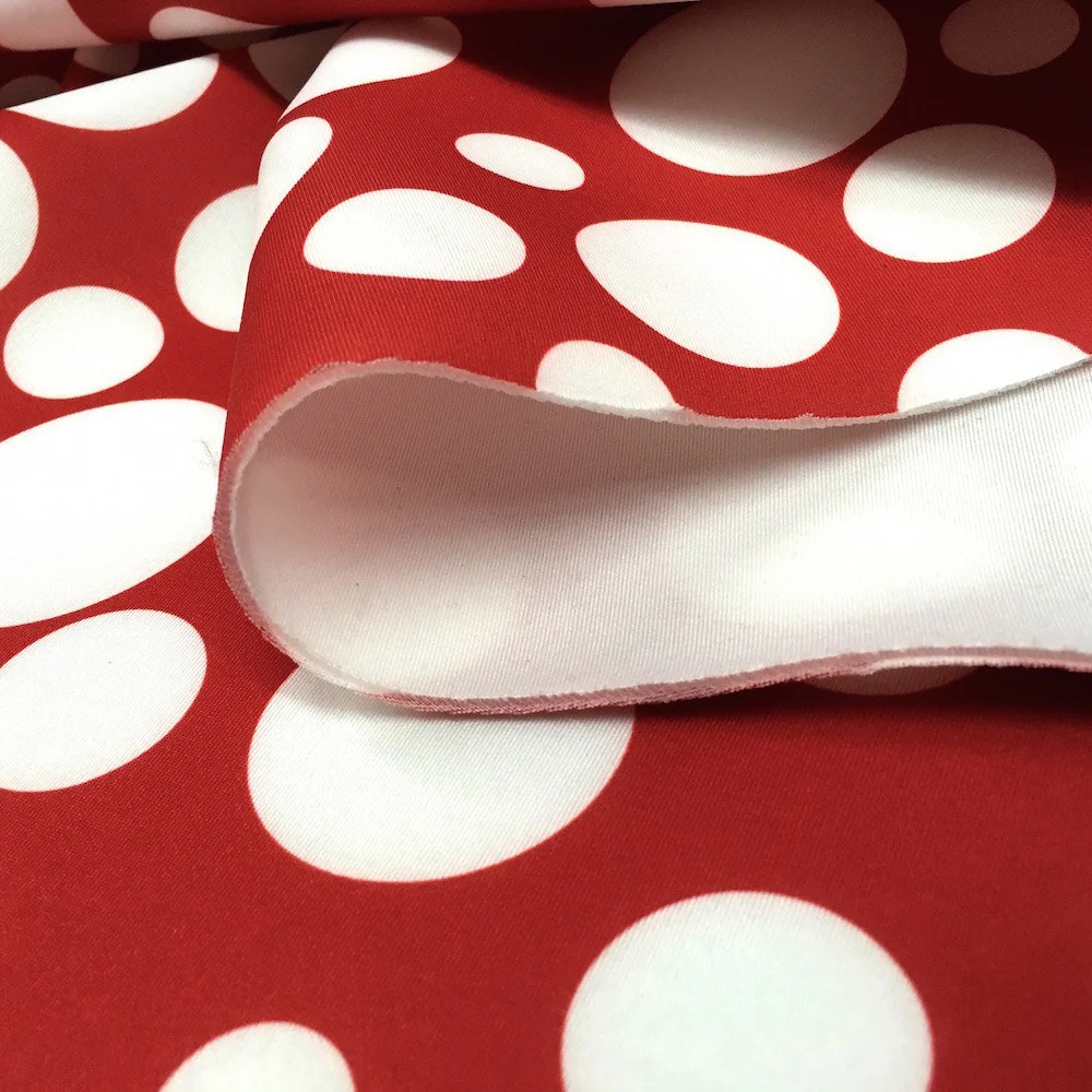 Polka Dot Neoprene Scuba - Image 7