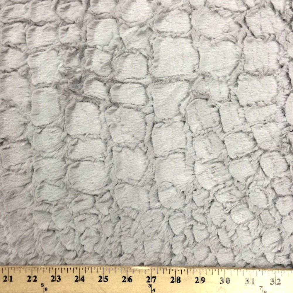 Reptile Grey Faux Fur - Image 3