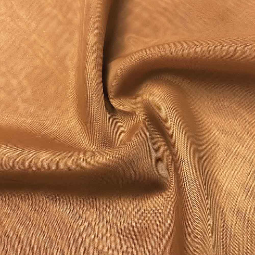 Sheer Voile Rod Pocket Curtains - Coffee - Image 3