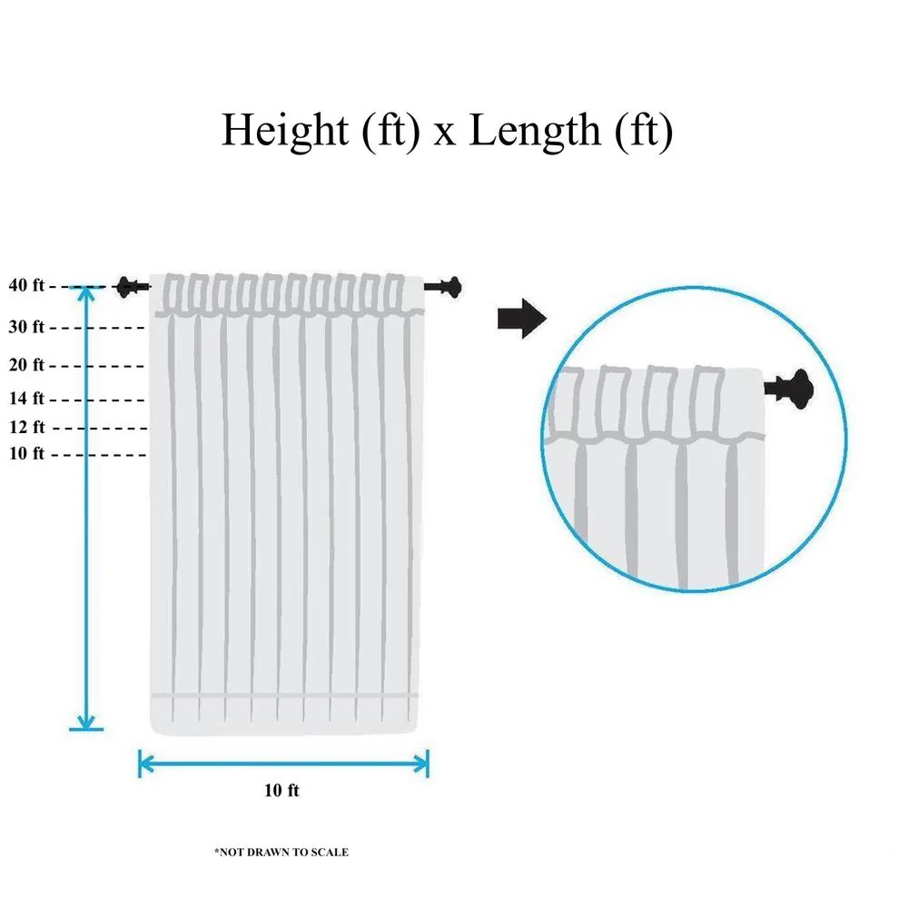 Sheer Voile Rod Pocket Curtains - Coffee - Image 4