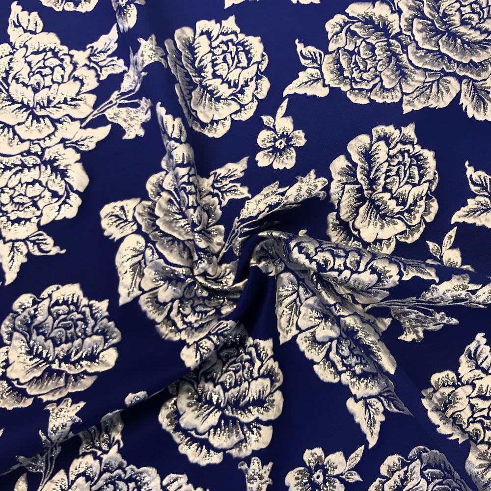 Silver 3D Metallic Jacquard - Image 13