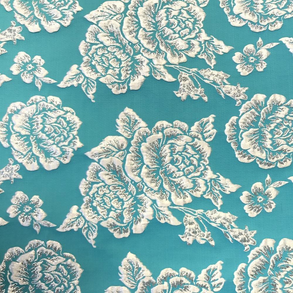 Silver 3D Metallic Jacquard - Image 14