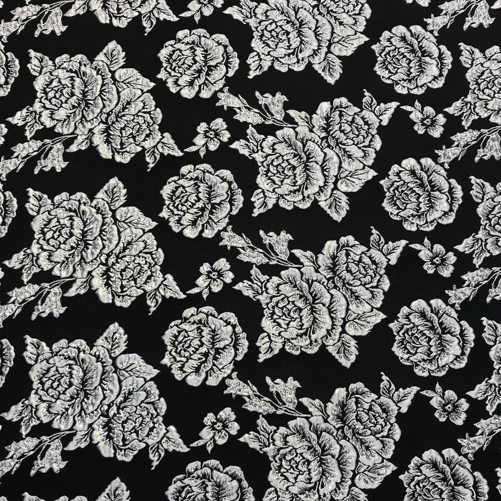 Silver 3D Metallic Jacquard - Image 17