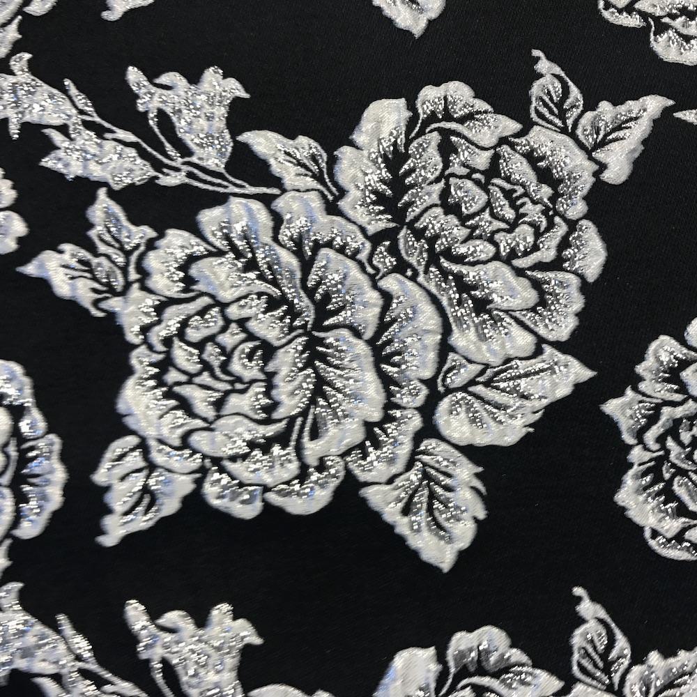 Silver 3D Metallic Jacquard - Image 18