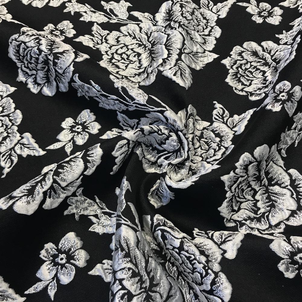 Silver 3D Metallic Jacquard - Image 20