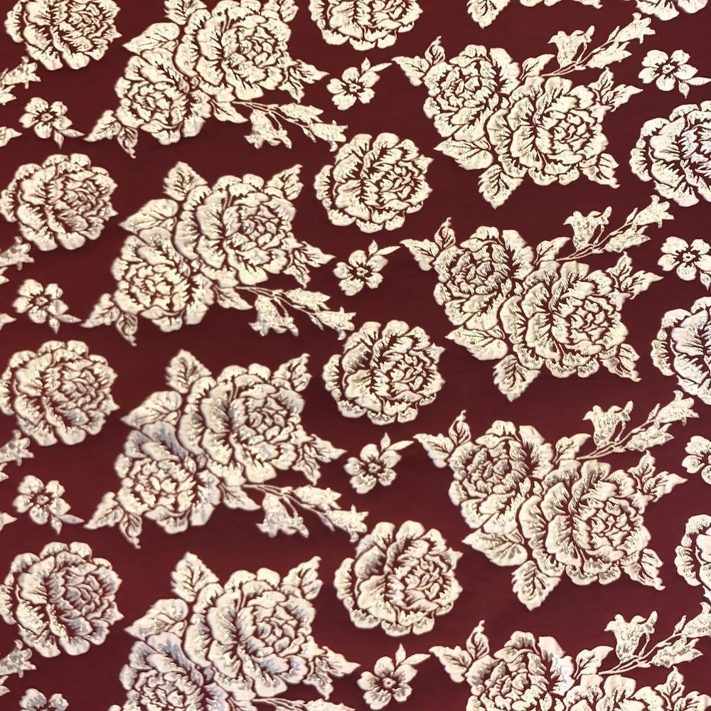 Silver 3D Metallic Jacquard - Image 6