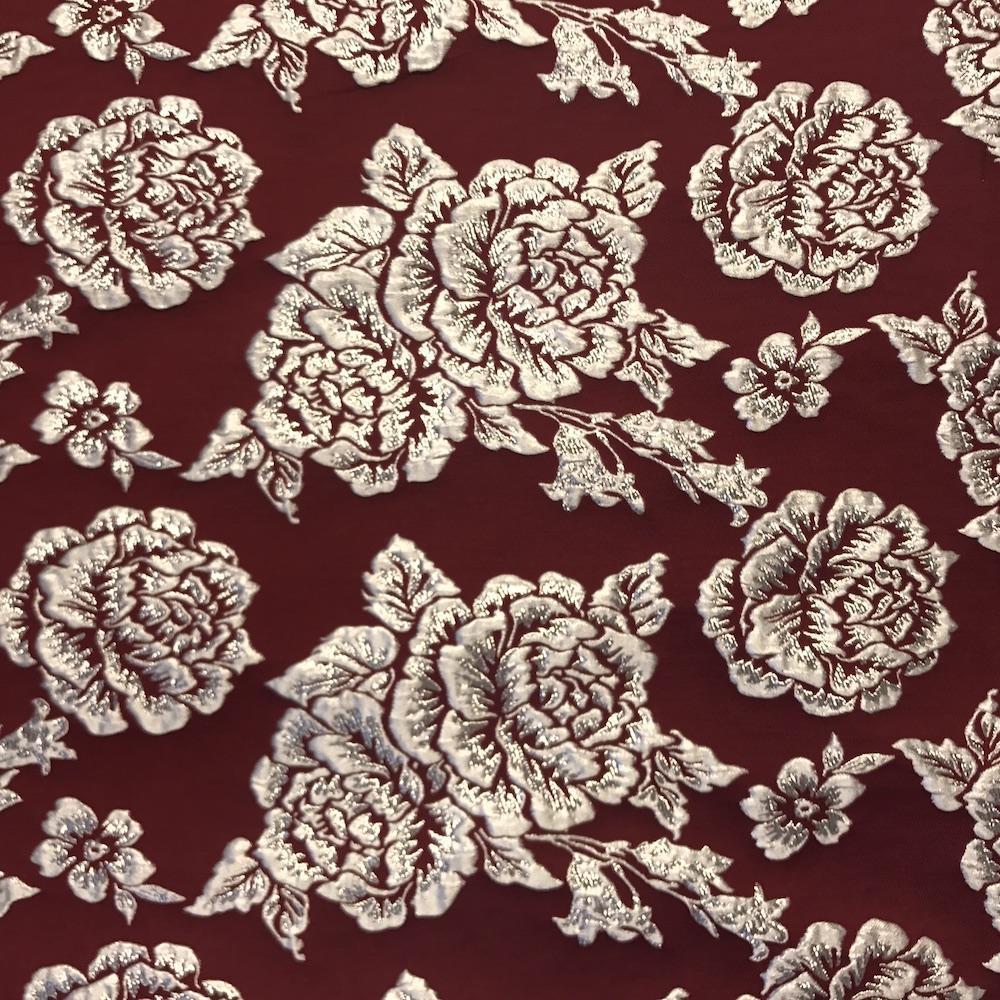 Silver 3D Metallic Jacquard - Image 7