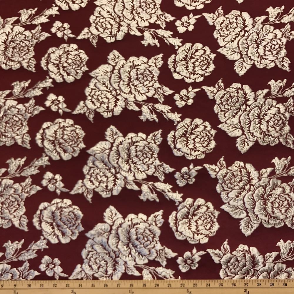 Silver 3D Metallic Jacquard - Image 8